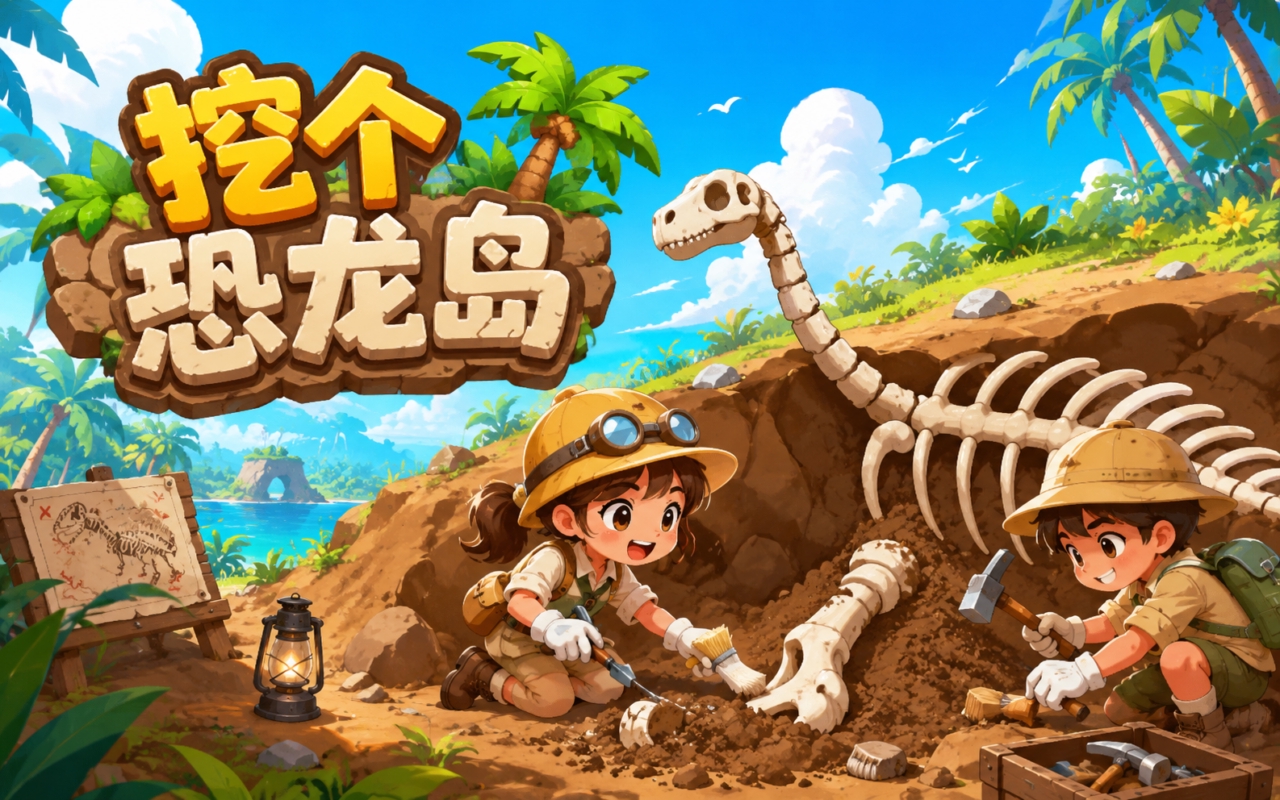 挖个恐龙岛