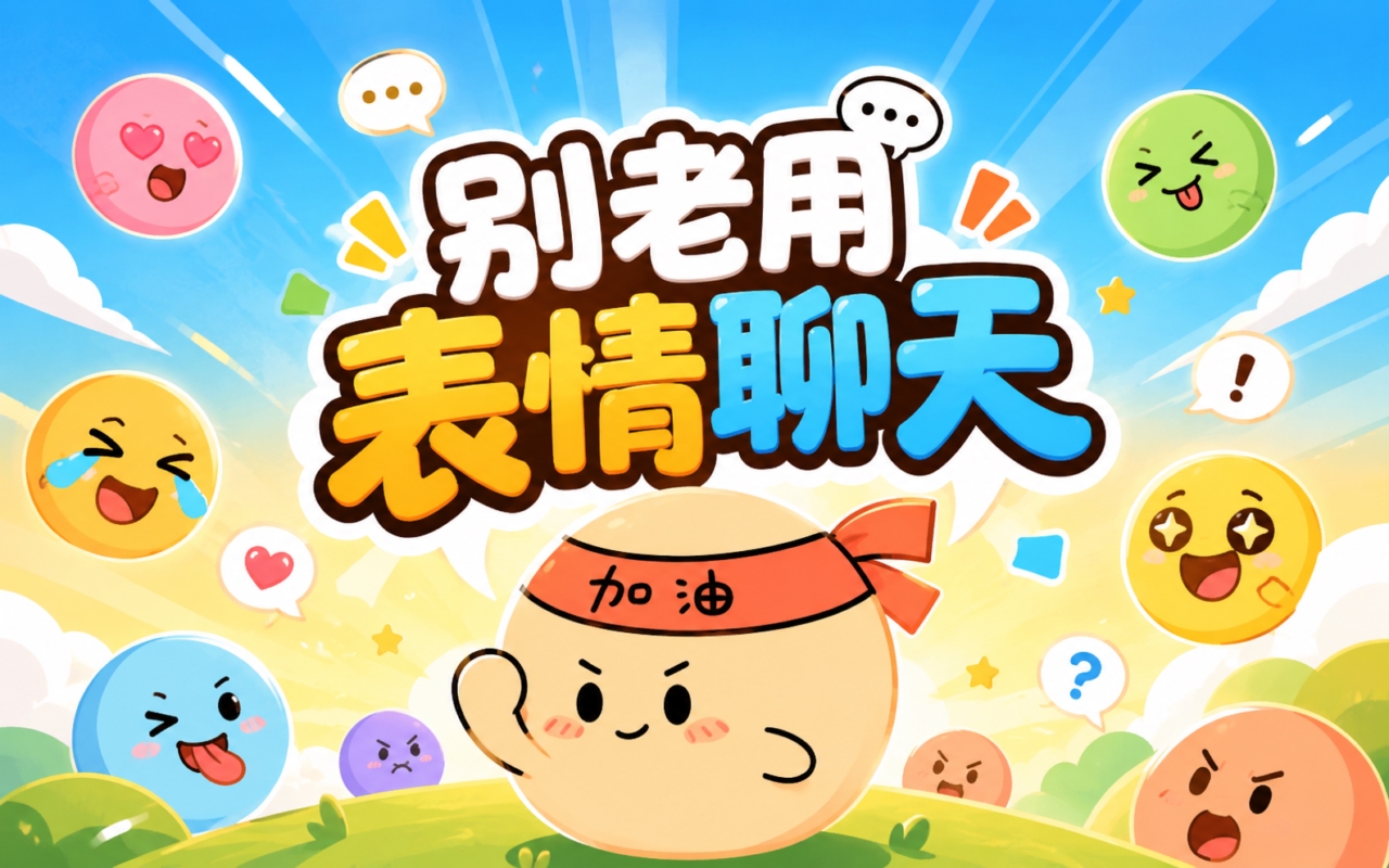 别老用表情聊天