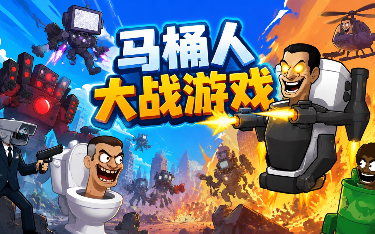 马桶人大战游戏