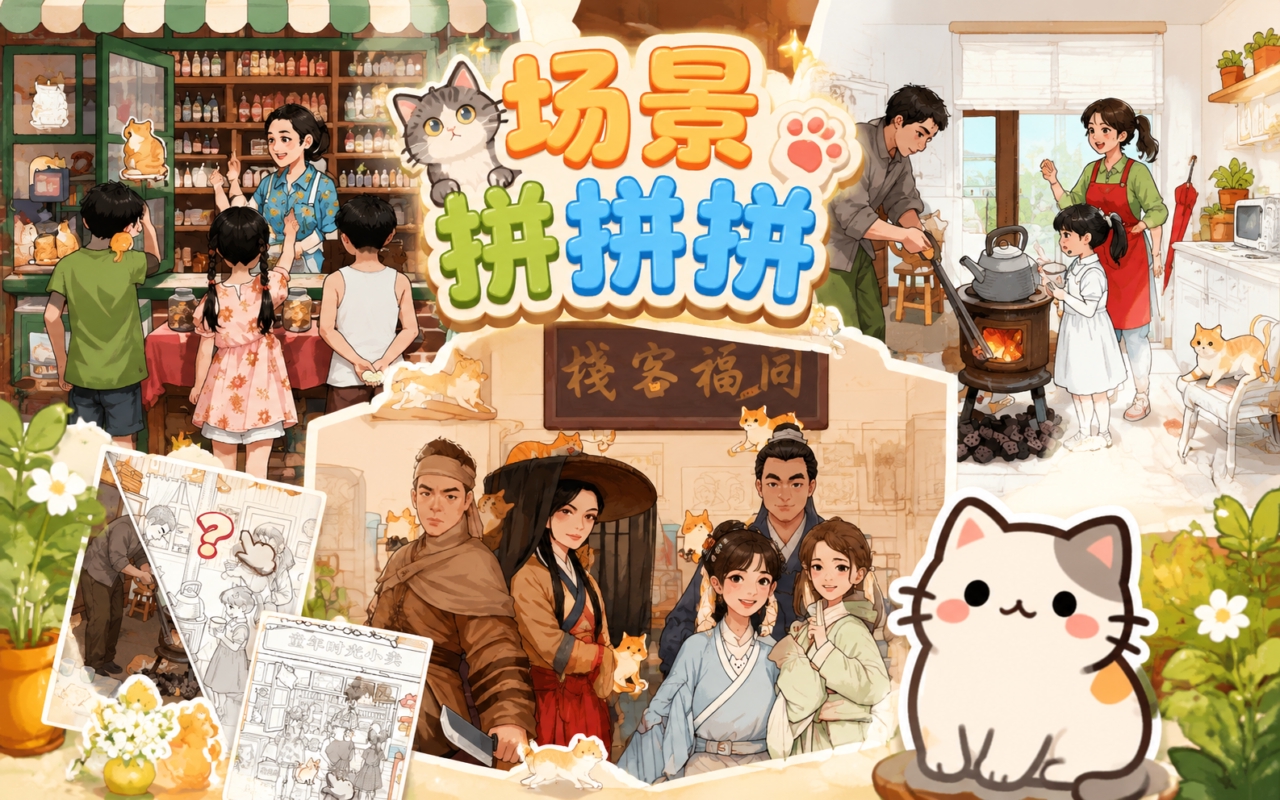 场景拼拼拼