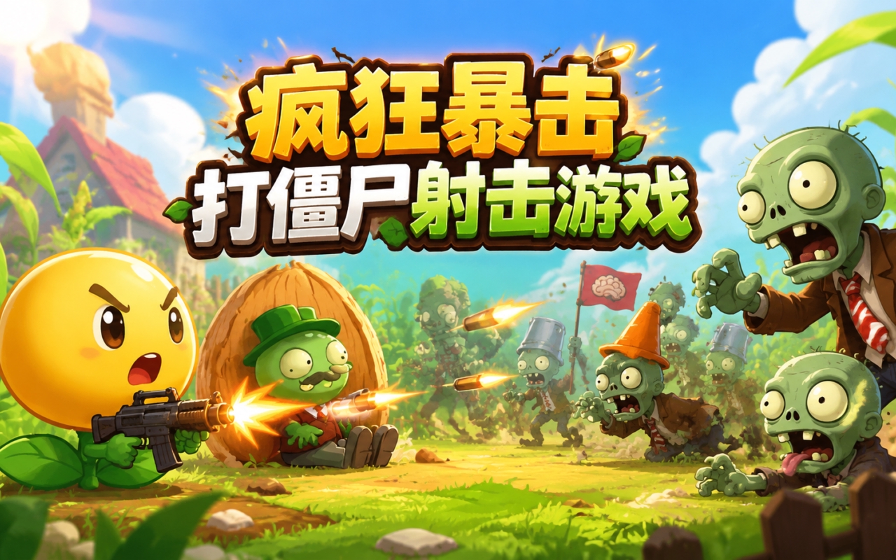 疯狂暴击打僵尸射击游戏