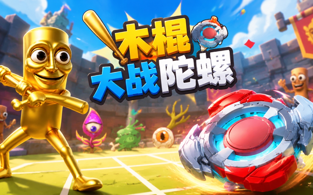 木棍大战陀螺