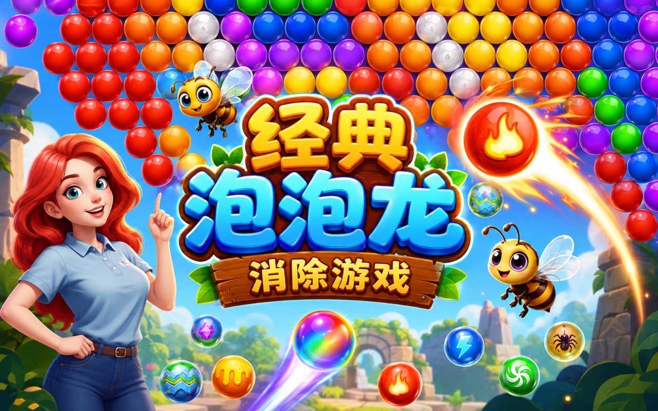 经典泡泡龙消除游戏