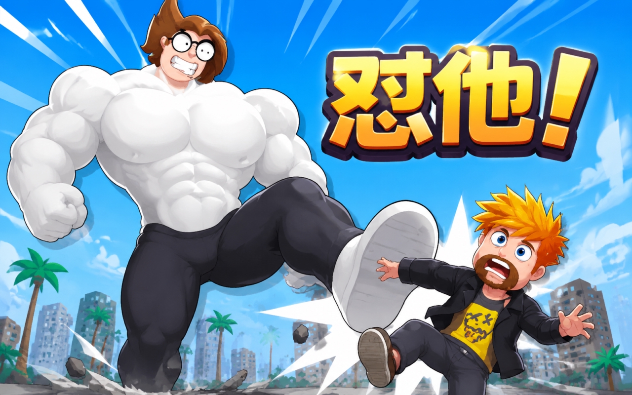 怼他！
