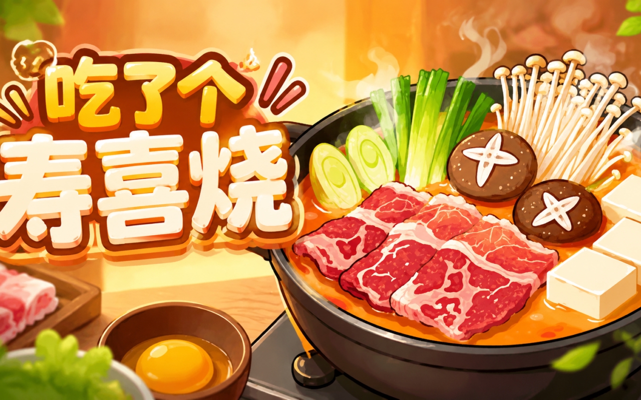 吃了个寿喜烧