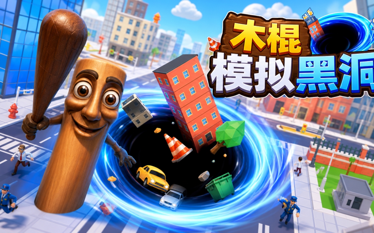 木棍模拟黑洞
