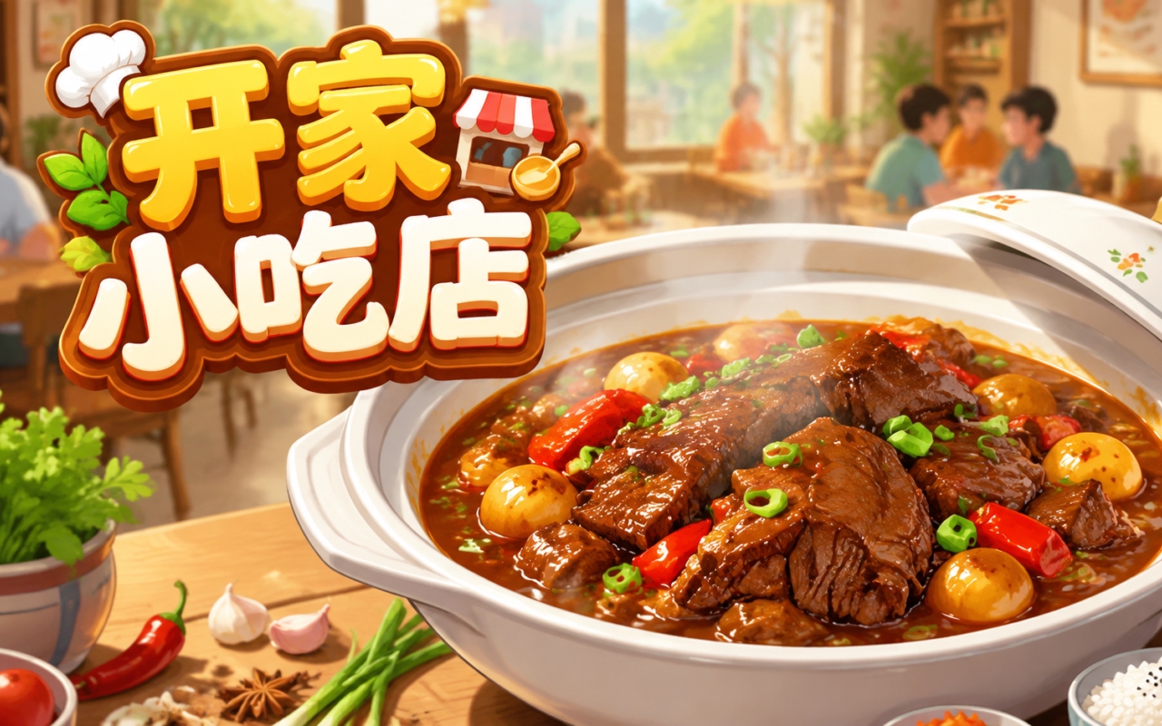 开家小吃店