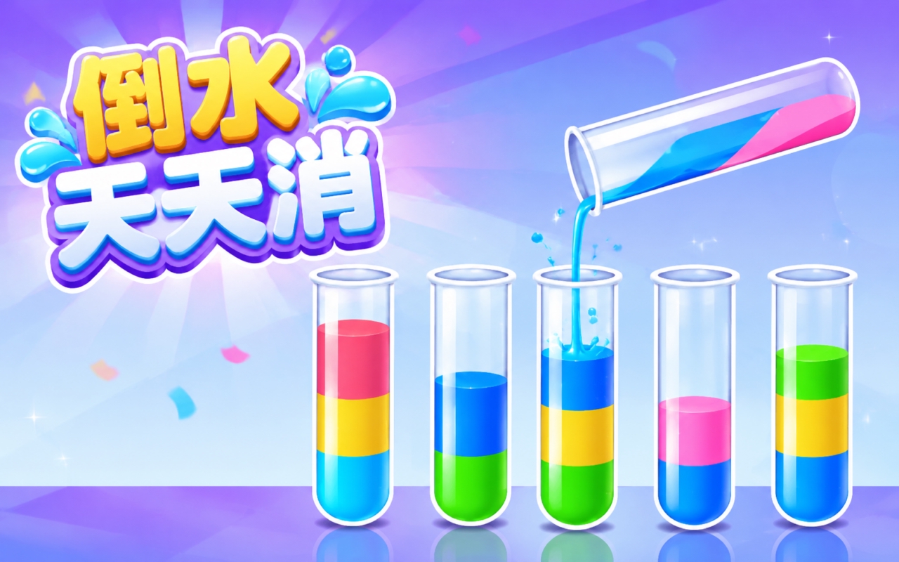倒水天天消