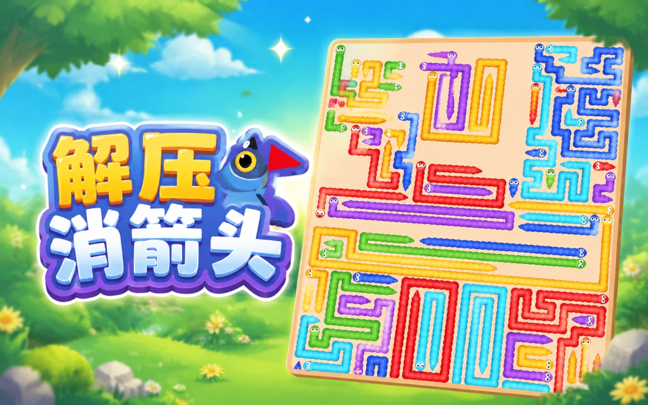 解压消箭头