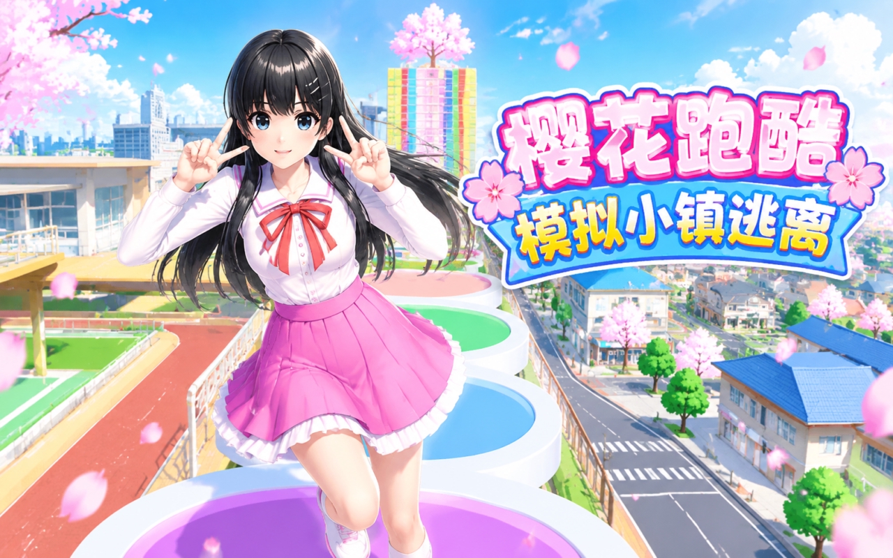 樱花跑酷模拟小镇逃离