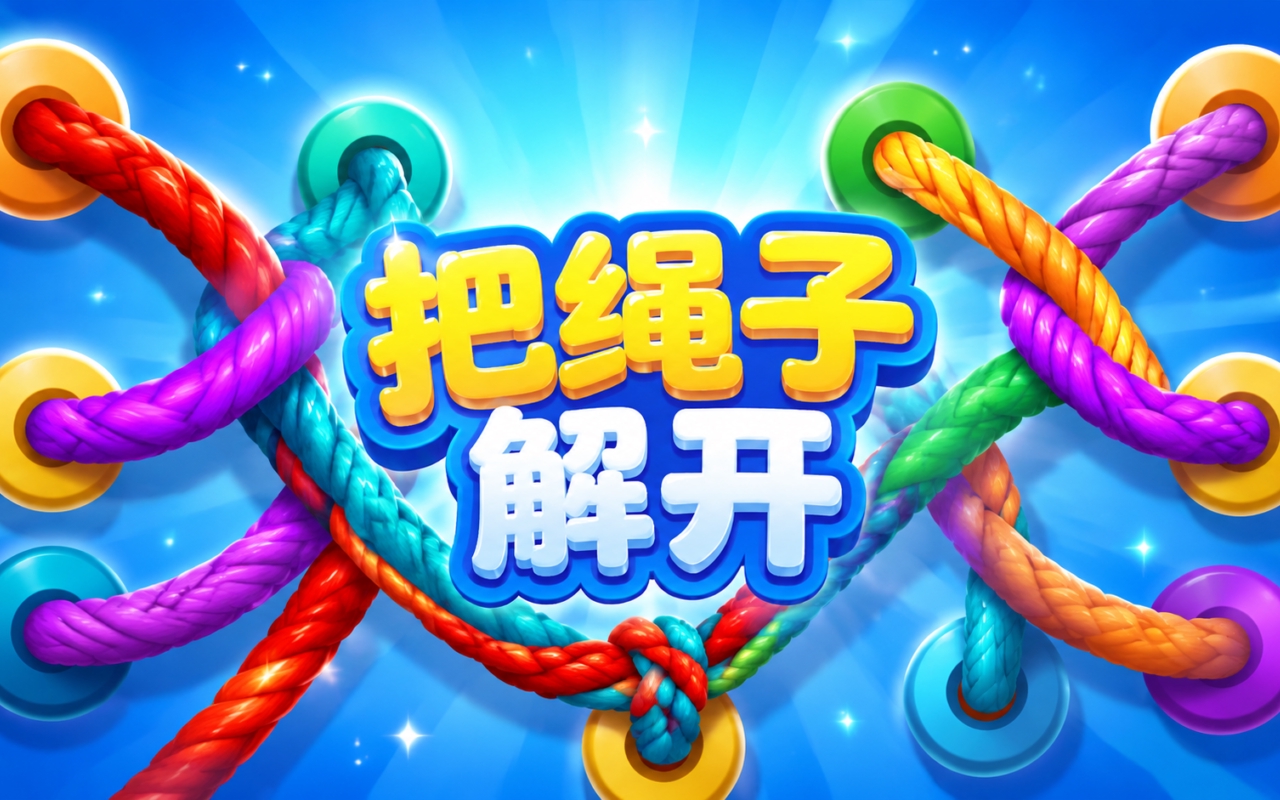 把绳子解开