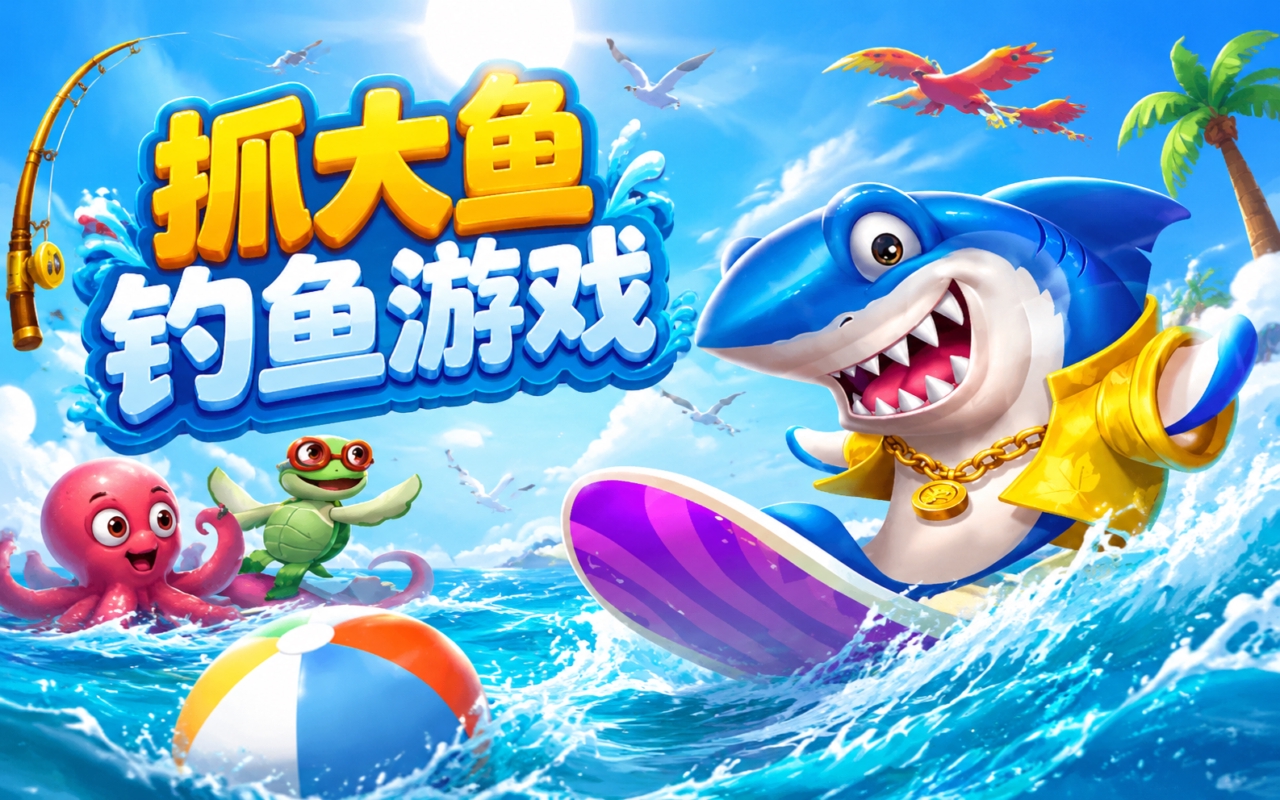 抓大鱼钓鱼游戏