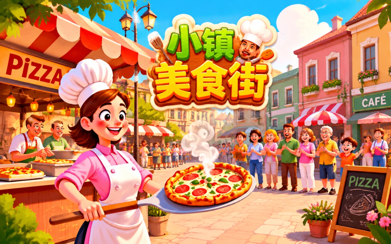 小镇美食街