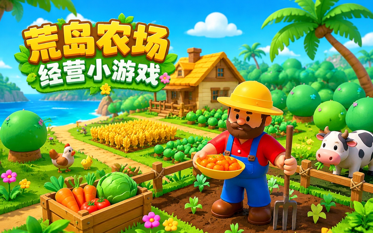 荒岛农场经营小游戏
