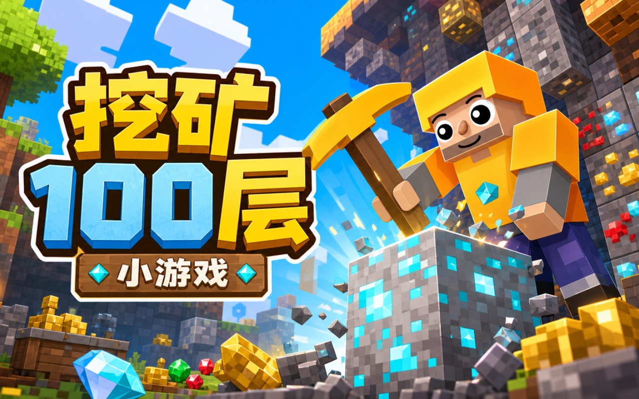 挖矿100层小游戏