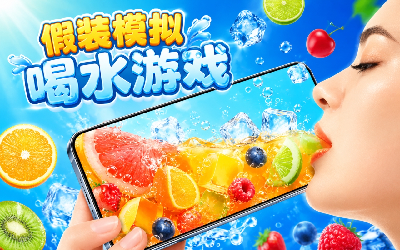 假装模拟喝水游戏