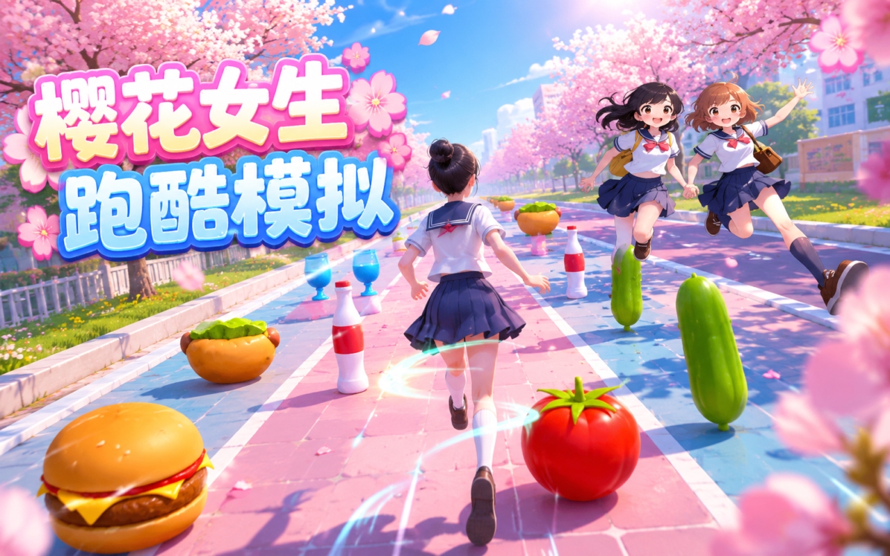 樱花女生跑酷模拟