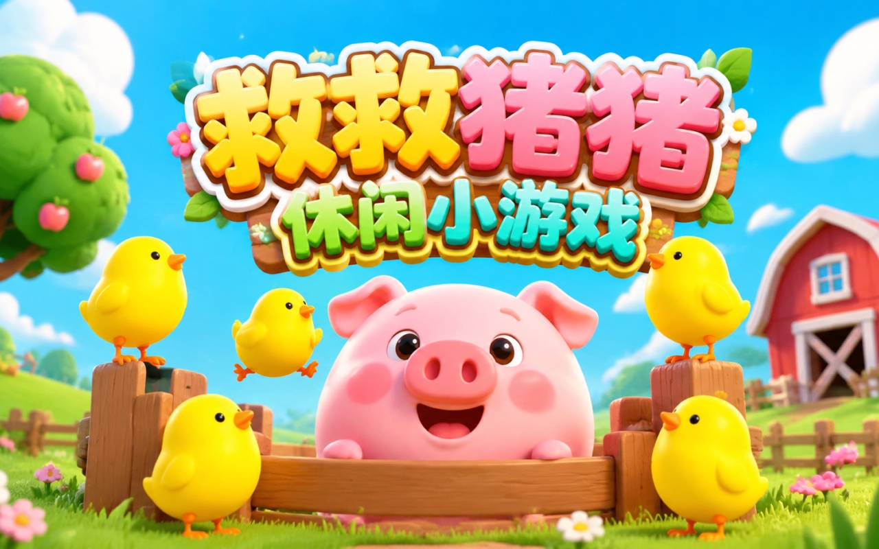 救救猪猪休闲小游戏