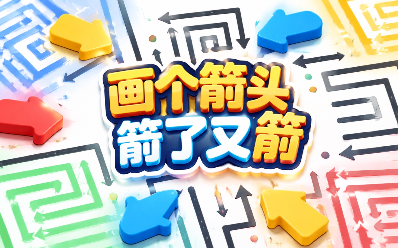 画个箭头箭了又箭