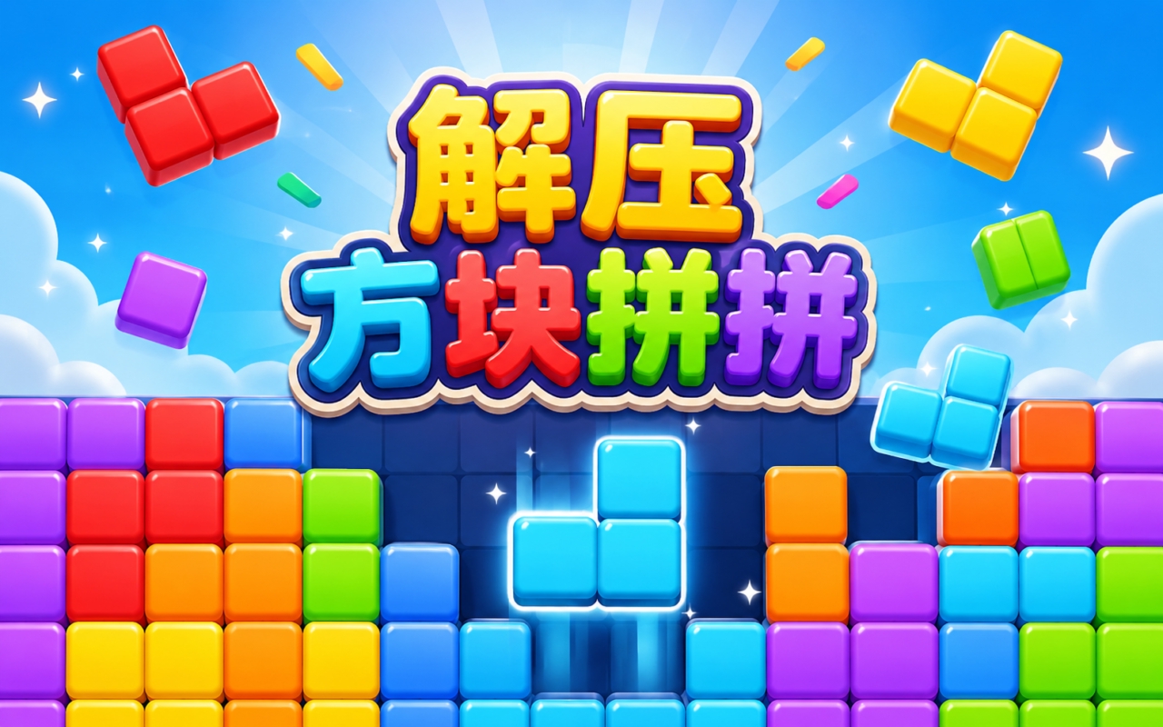 解压方块拼拼