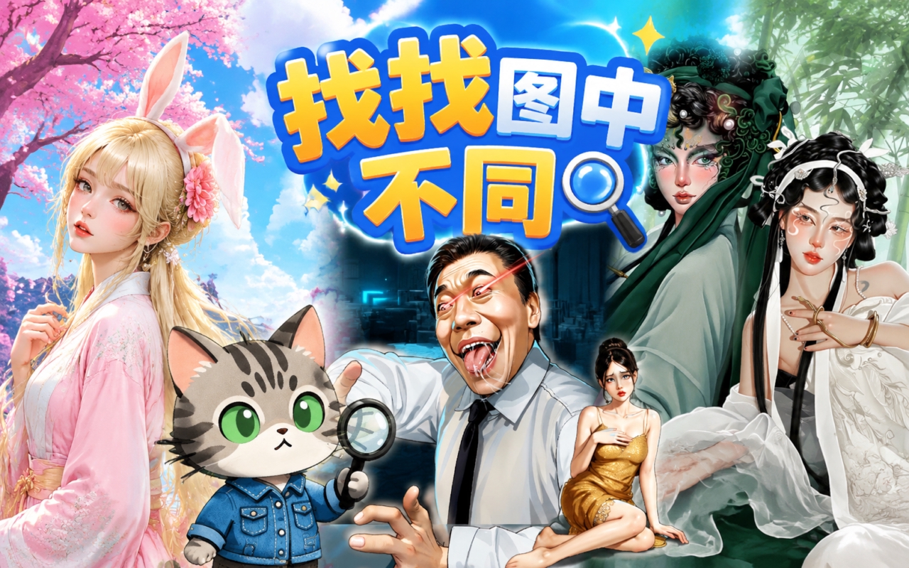 找找图中不同