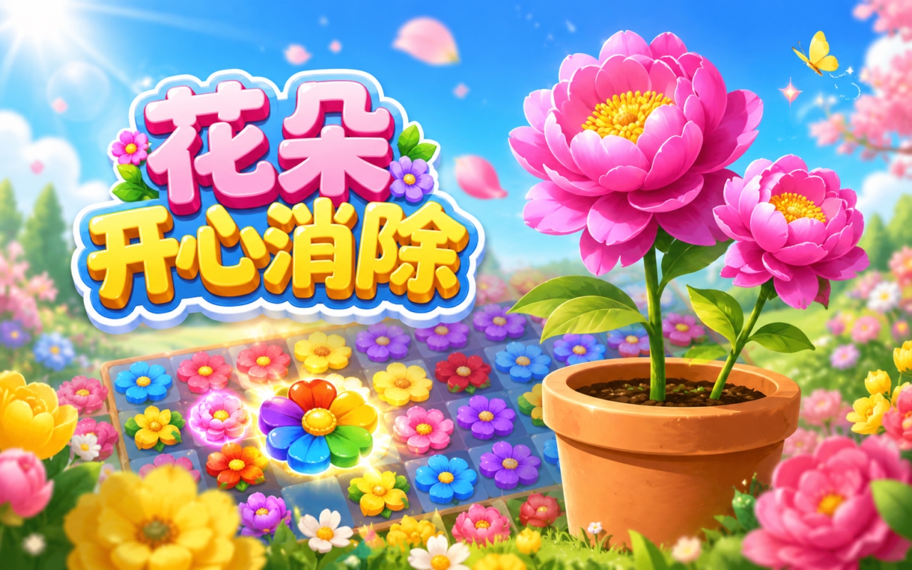 花朵开心消除