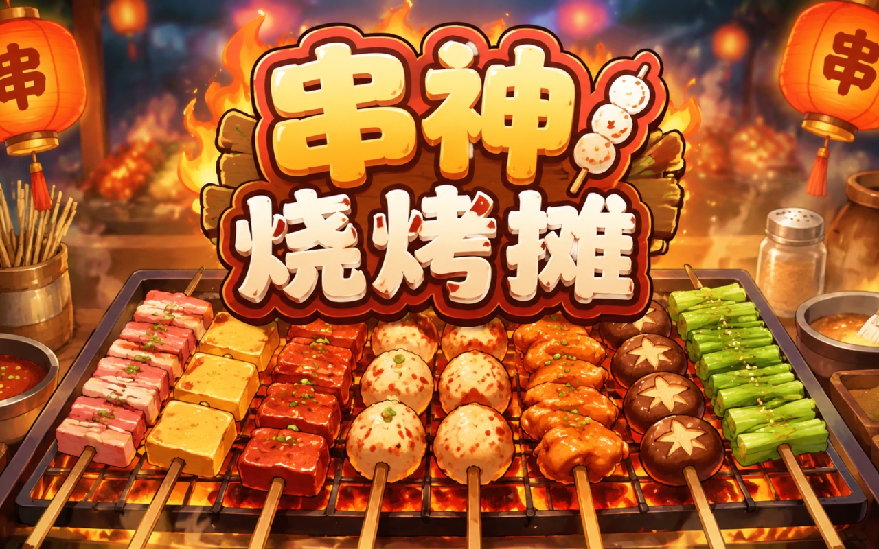 串神烧烤摊