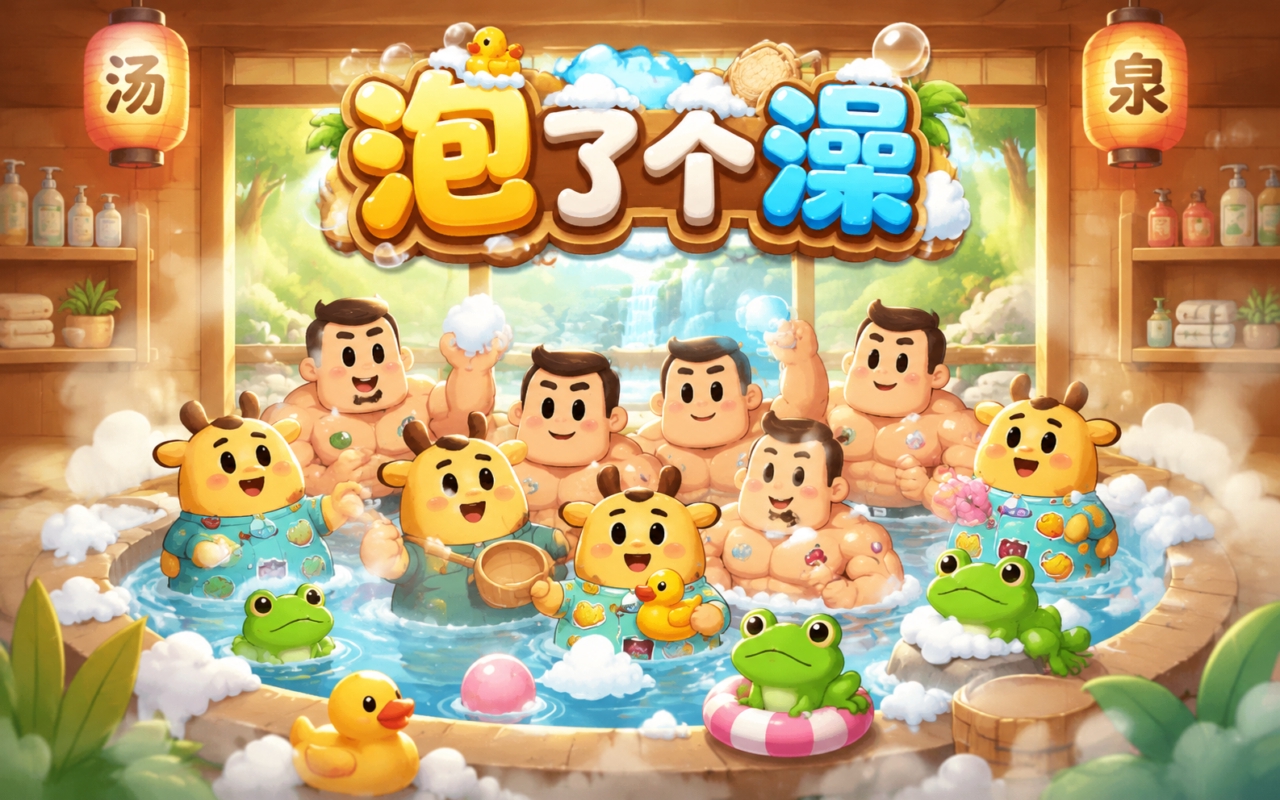泡了个澡