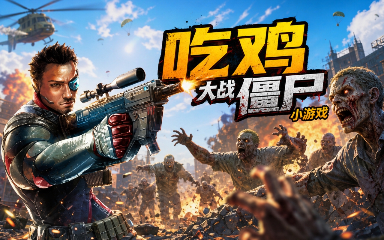 吃鸡大战僵尸小游戏