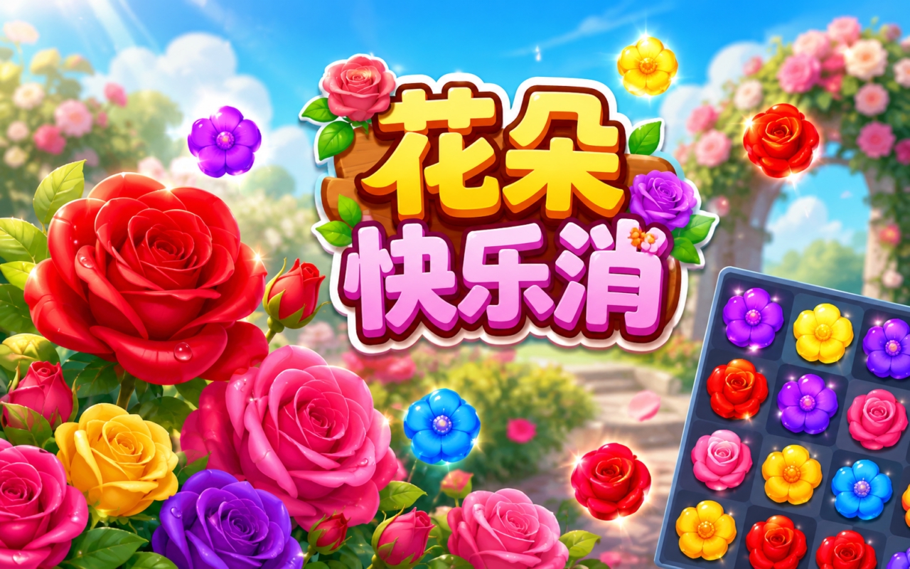 花朵快乐消