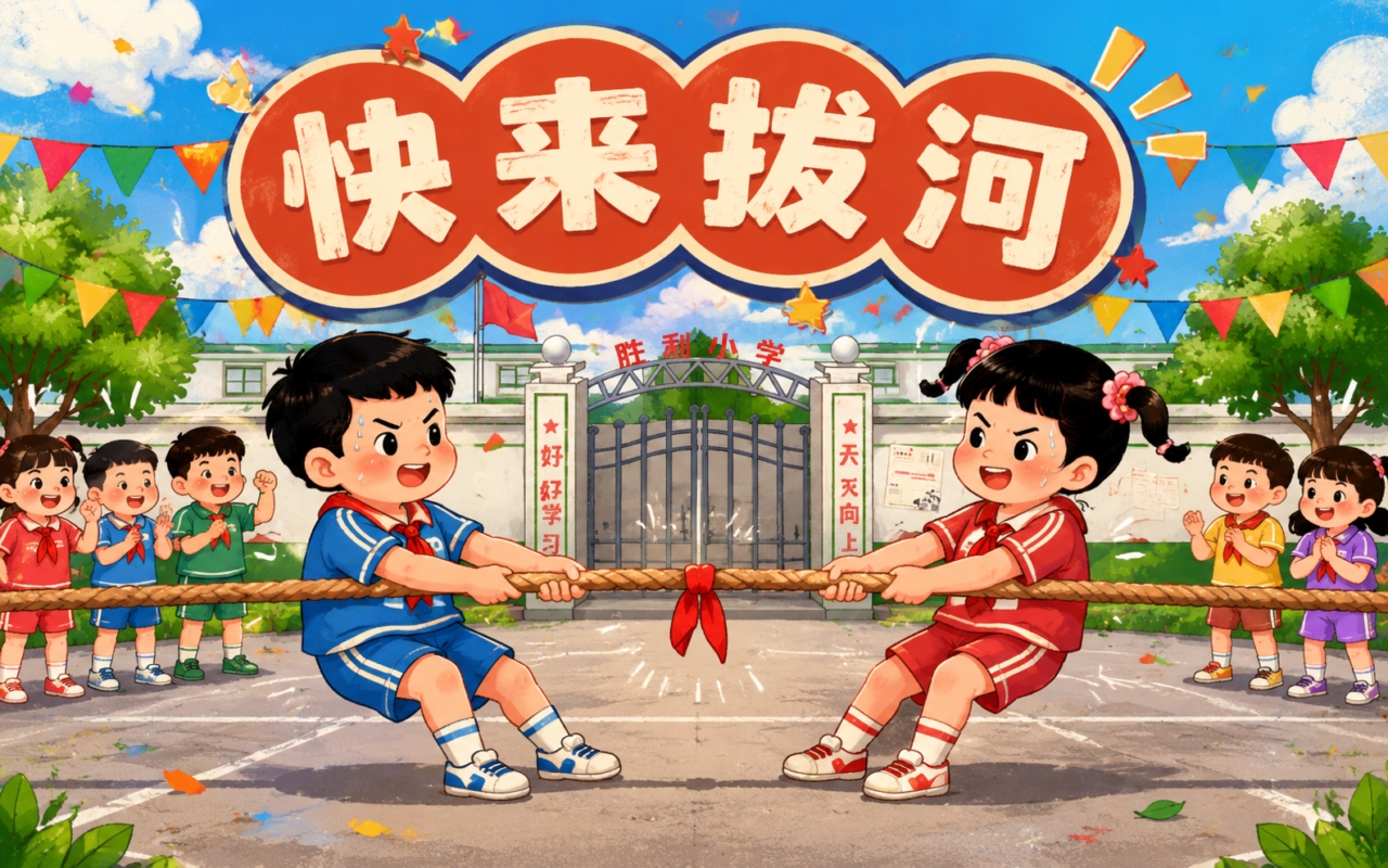快来拔河