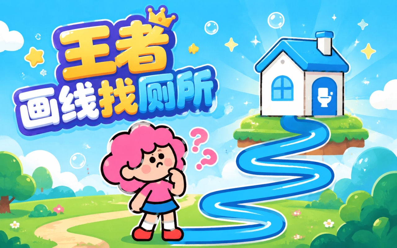 王者画线找厕所