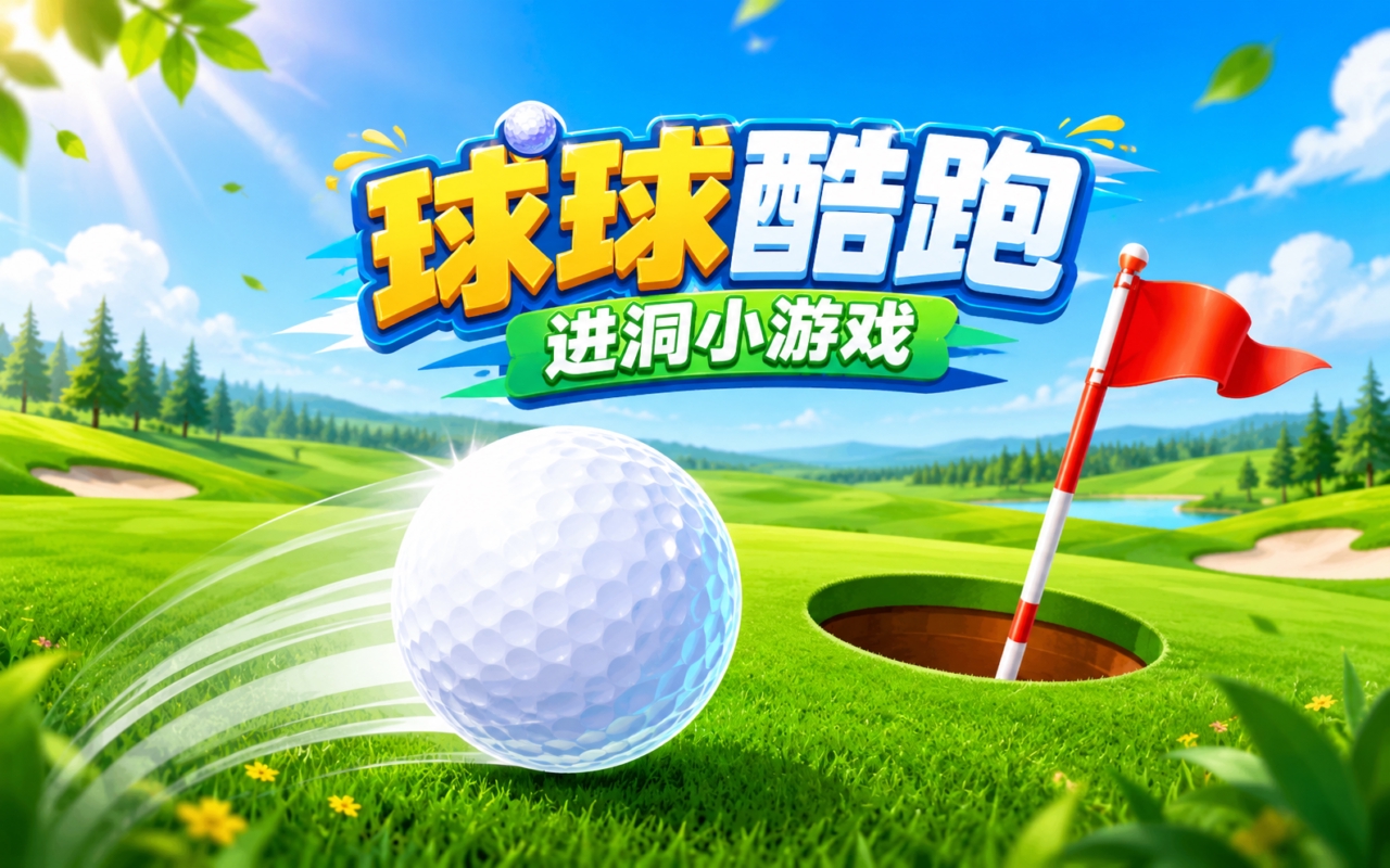 球球酷跑进洞小游戏