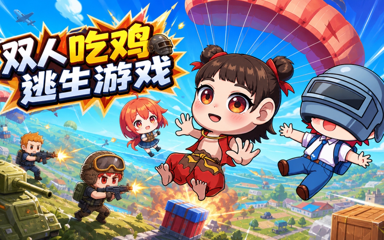 双人吃鸡逃生游戏