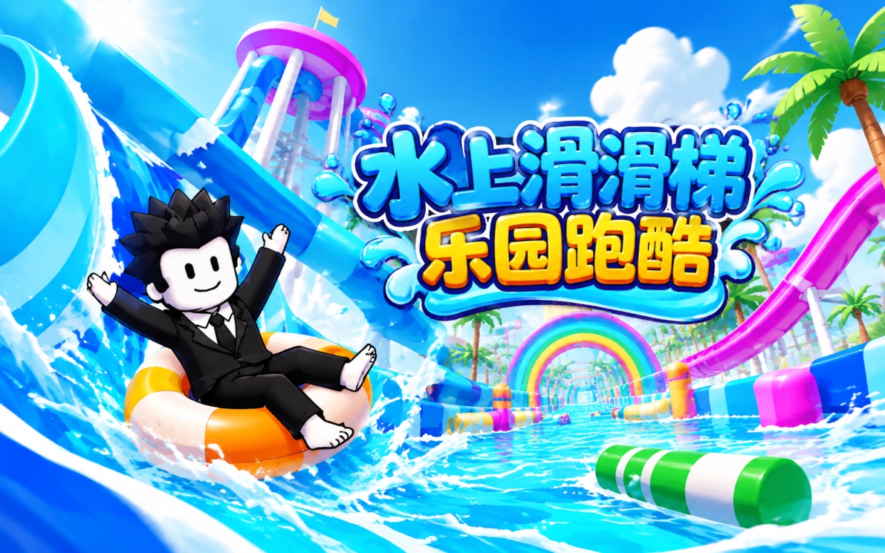 水上滑滑梯乐园跑酷