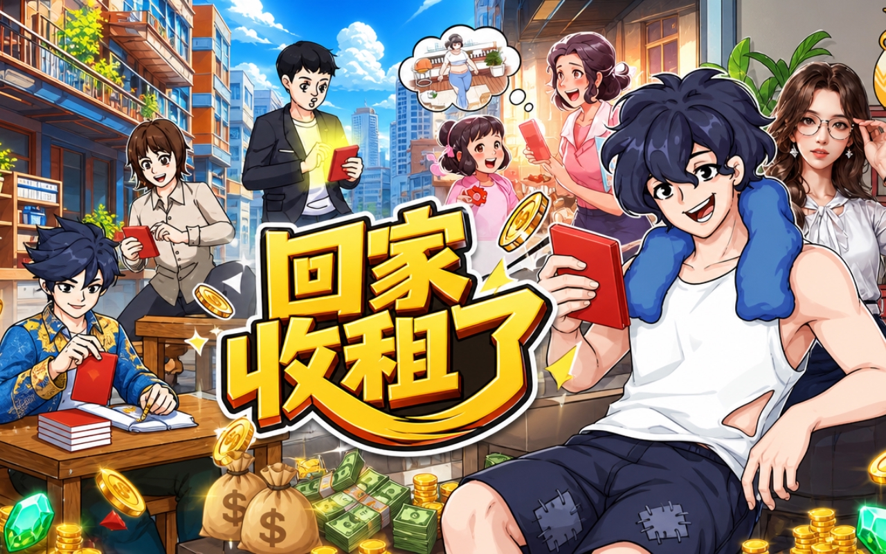 回家收租了