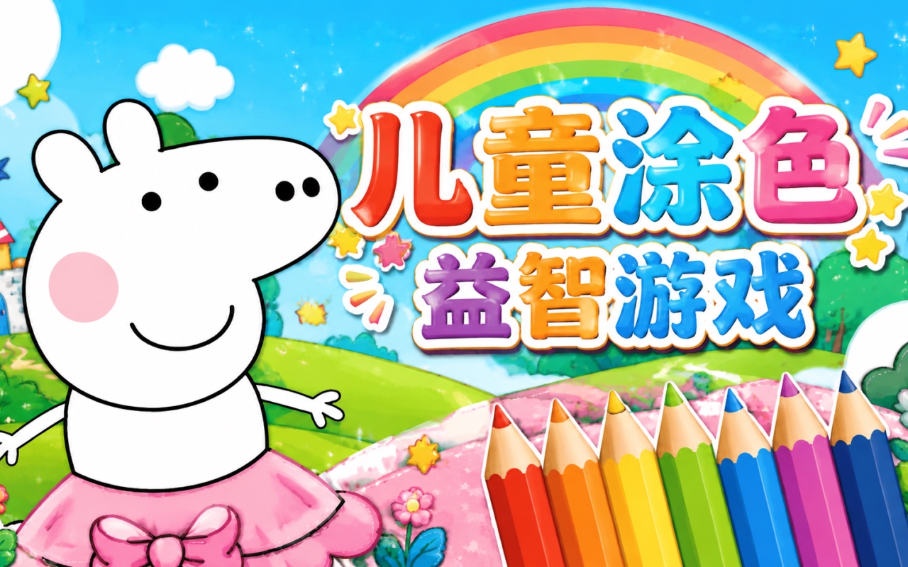 儿童涂色益智游戏