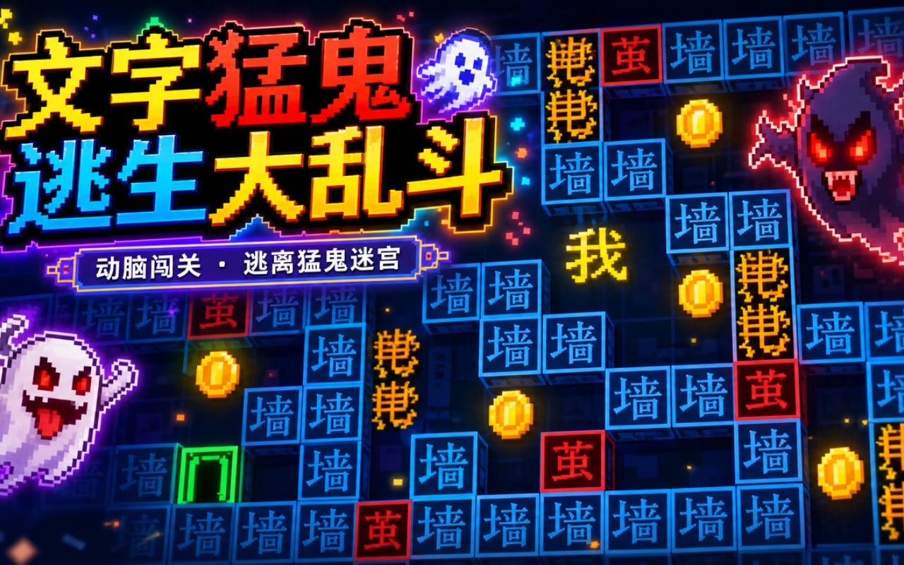 文字猛鬼逃生大乱斗