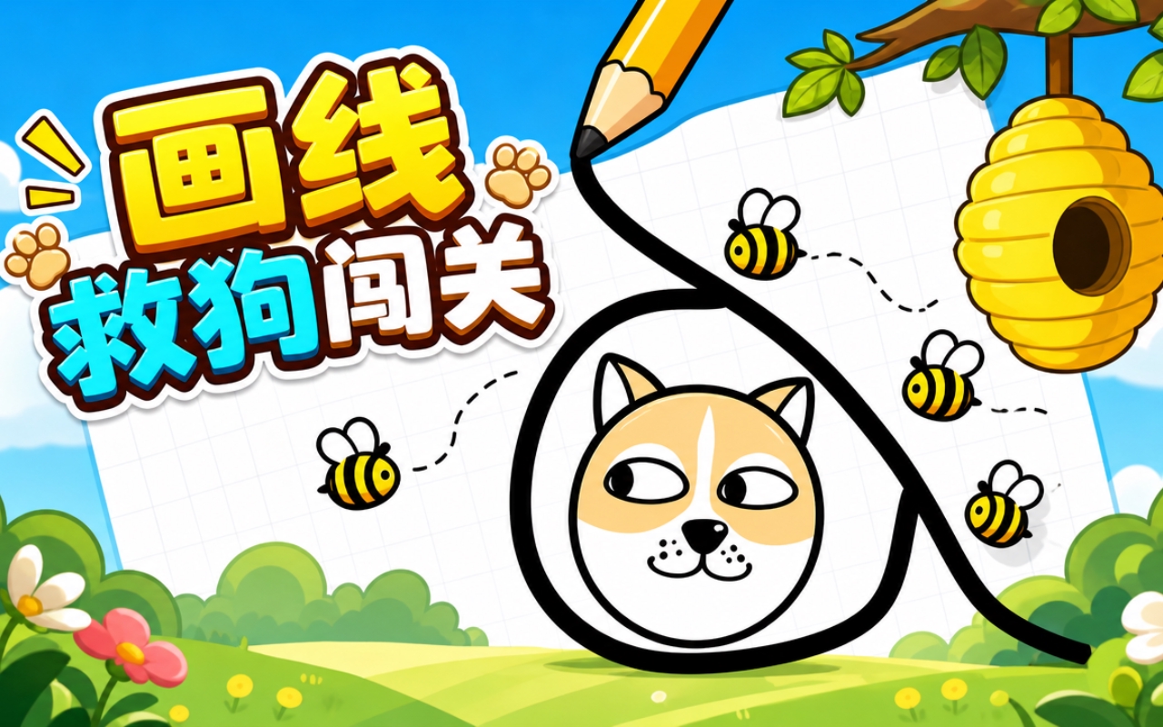 画线救狗闯关