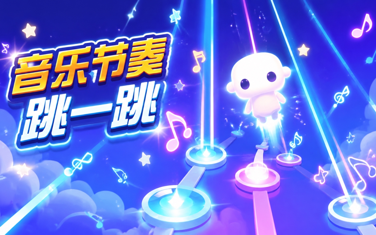 音乐节奏跳一跳