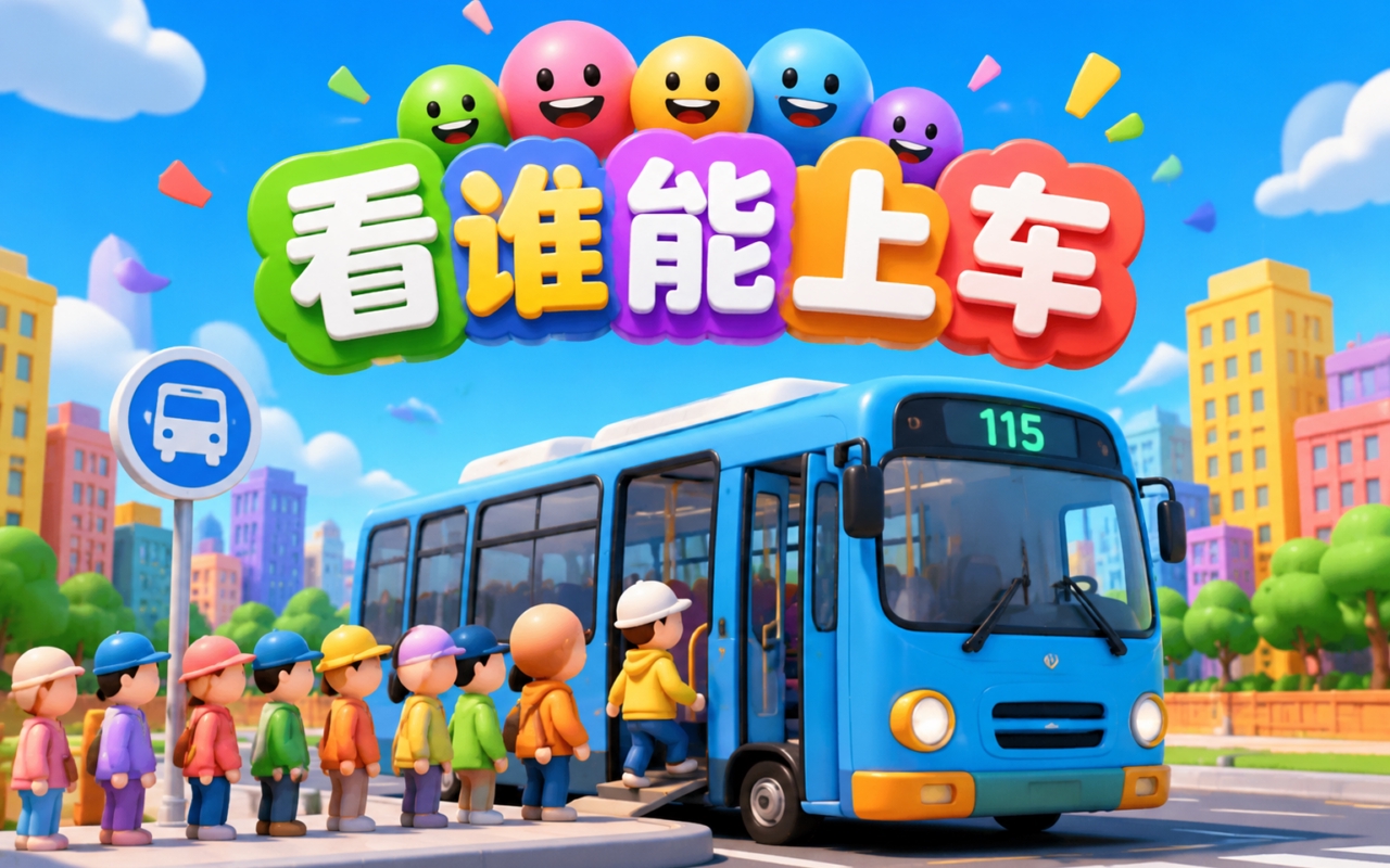 看谁能上车