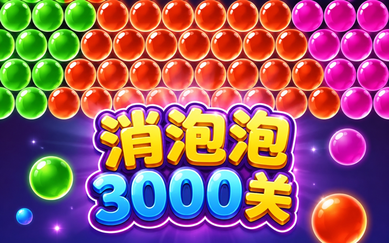 消泡泡3000关