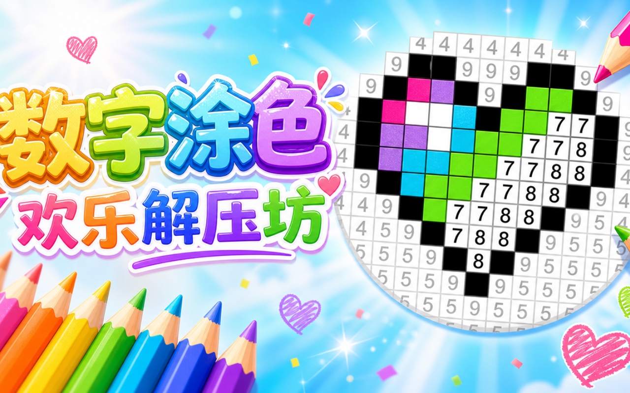 数字涂色欢乐解压坊