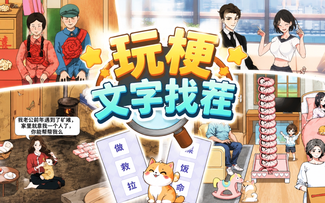 玩梗文字找茬