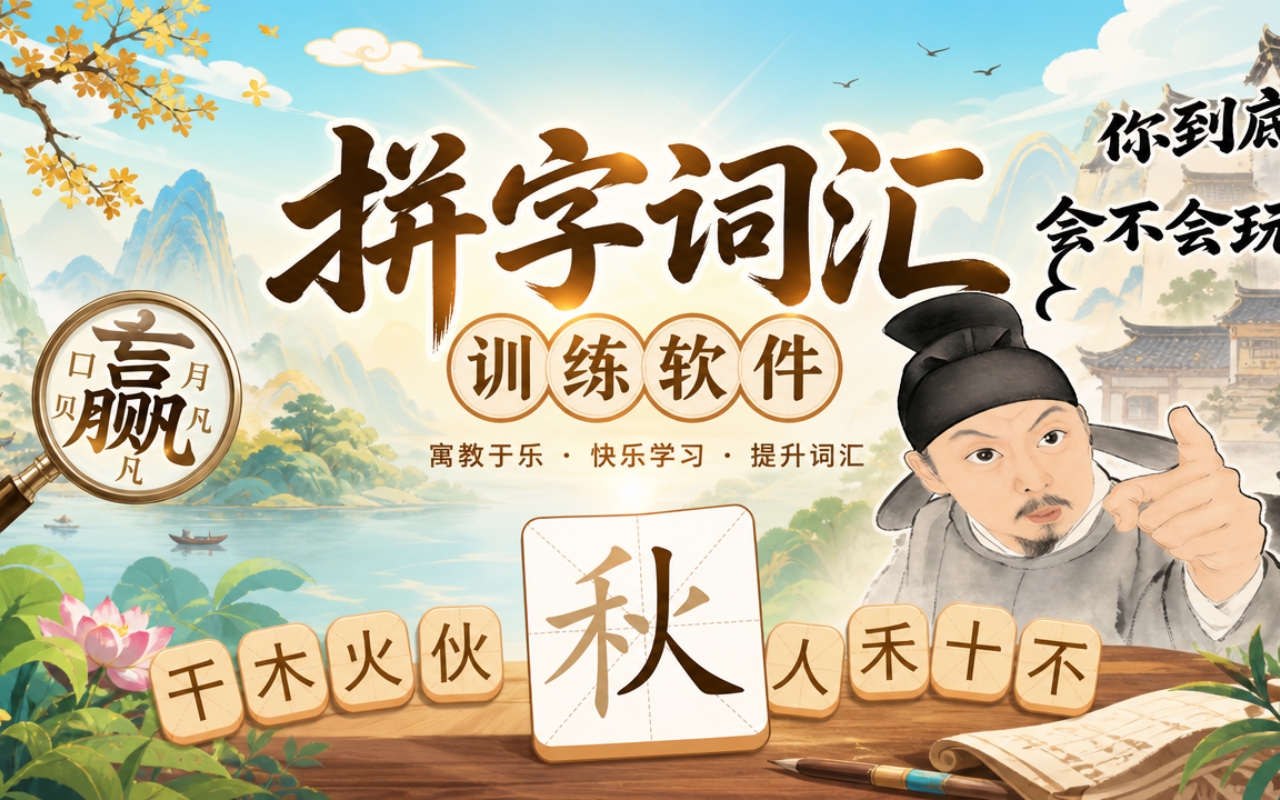 拼字词汇训练软件