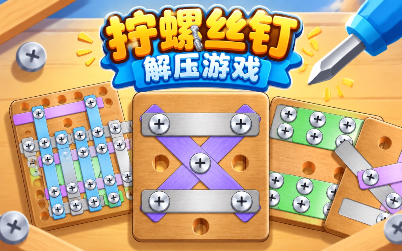 拧螺丝钉解压游戏