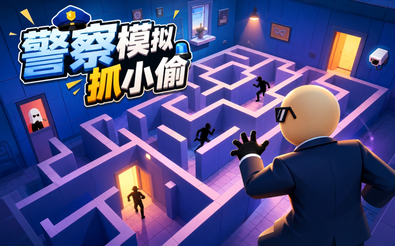 警察模拟抓小偷