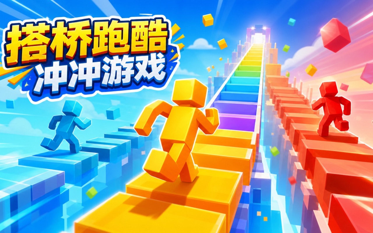 搭桥跑酷冲冲游戏