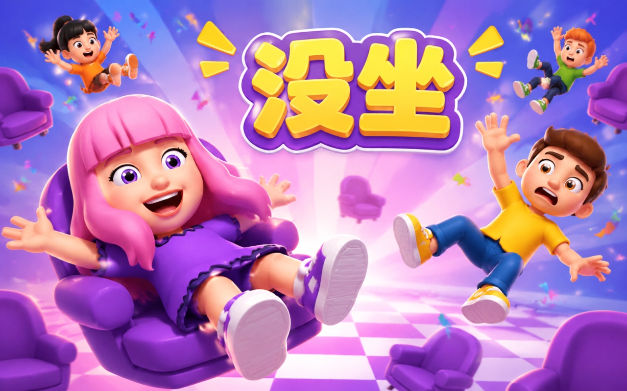 没坐