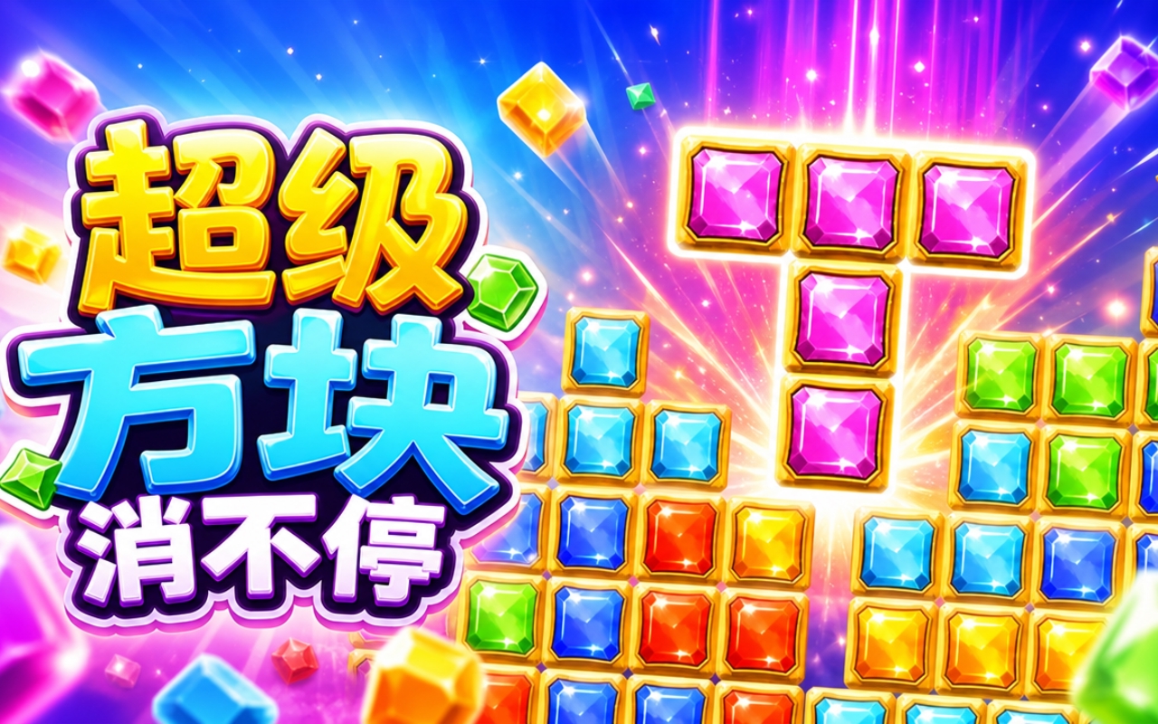 超级方块消不停